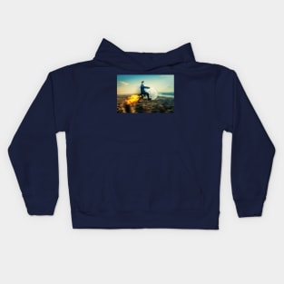 bulb rocket Kids Hoodie